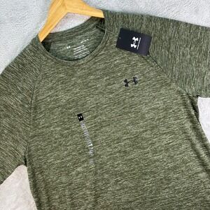 Under‎ Armour Tech Tee Athletic Training Shirt Loose Fit Green Men's Sz Med NWT